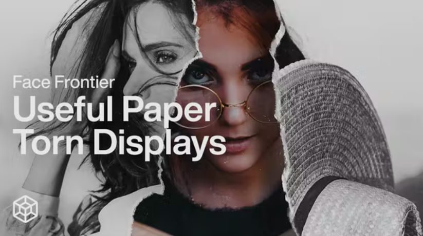 Videohive Face Frontier – Useful Paper Torn Displays Free