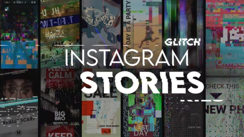 Motion Array Glitch Instagram Stories Free