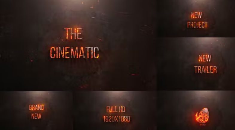 Videohive Epic Fire Titles 35399136 Free