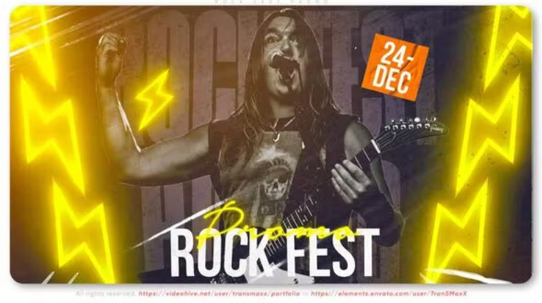 Videohive Rock Fest Promo –  Free