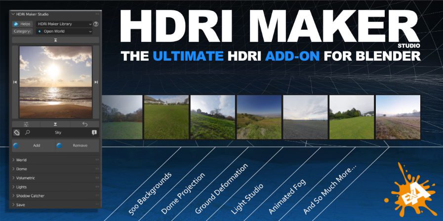 Hdri Maker 2.0 Addon –  Free