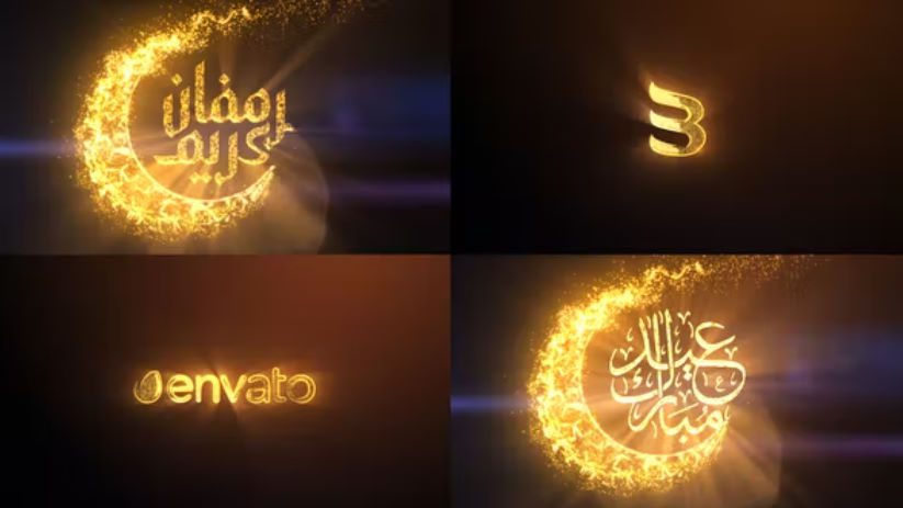 Videohive Ramadan & Eid Logo Reveal Free