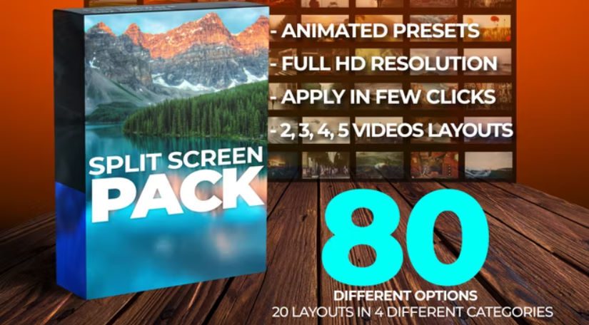 Motion Array Split Screen Pack - FHD