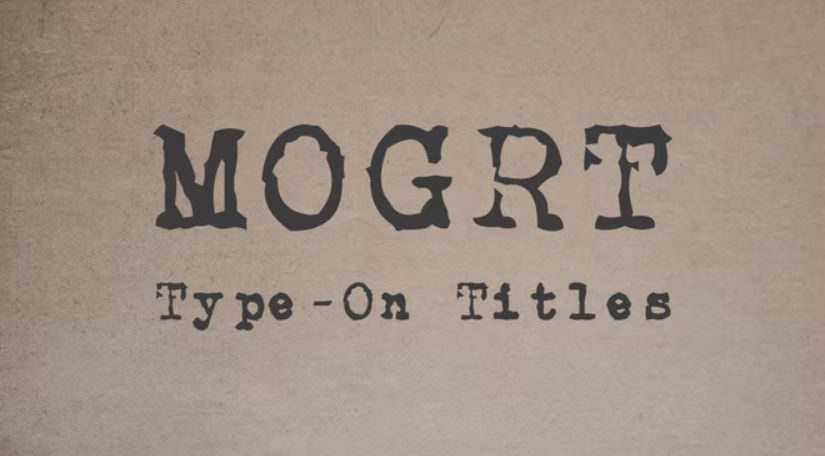 Motion Array Type-On Titles –  Free