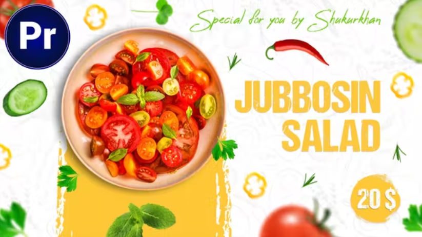 Videohive Food Promo Spring MOGRT