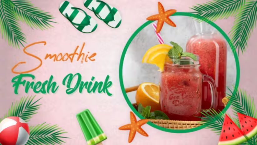 Videohive Fresh and Healthy Drink Promo Free