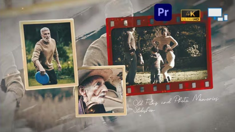 Videohive Old Films and Photo Memories Slideshow- Premiere Pro