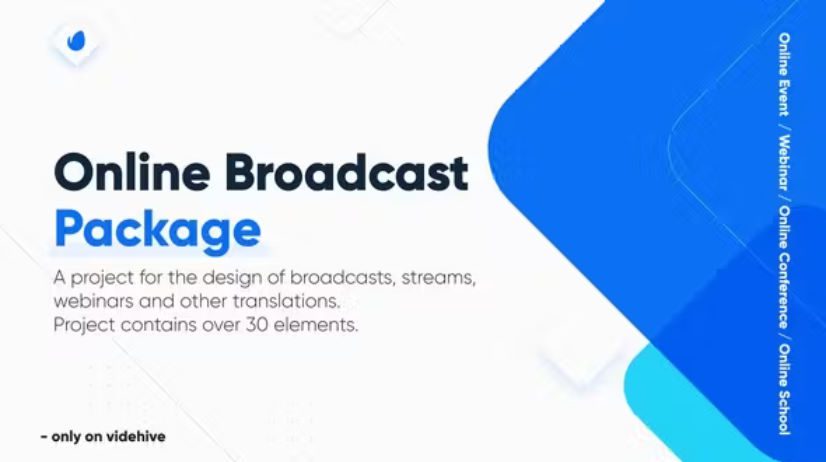 Videohive Online Broadcast Package / Webinar / Online Conference / School