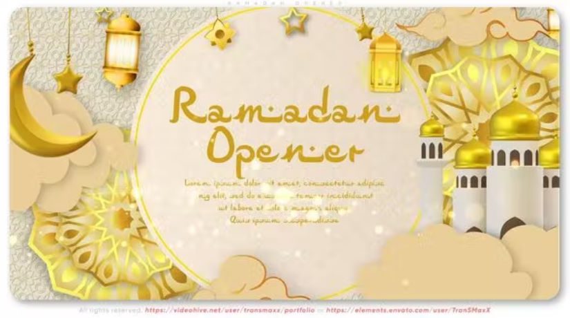 Videohive Ramadan Opener 44326819 –  Free