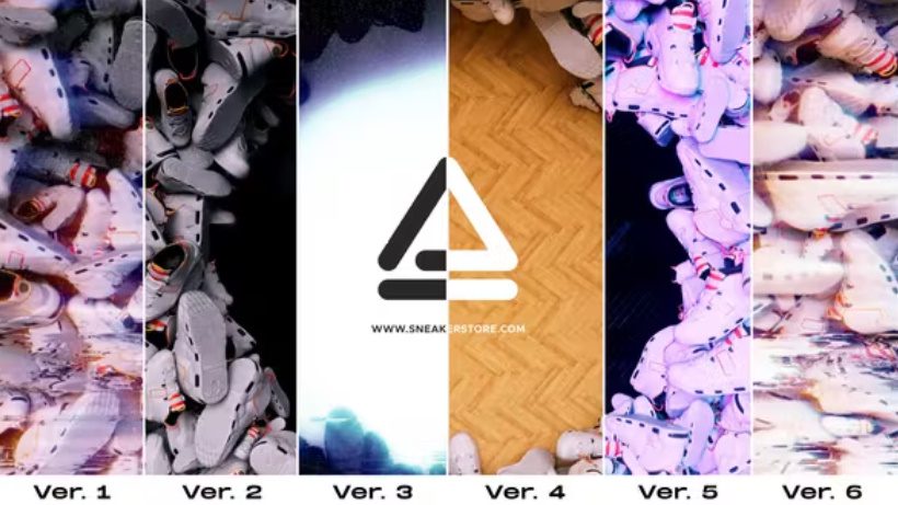 Videohive Sneakers Logo Reveal -