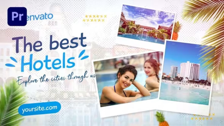 Videohive Adventure and Travel Tour Promo | Summer Travel Slideshow | MOGRT Free