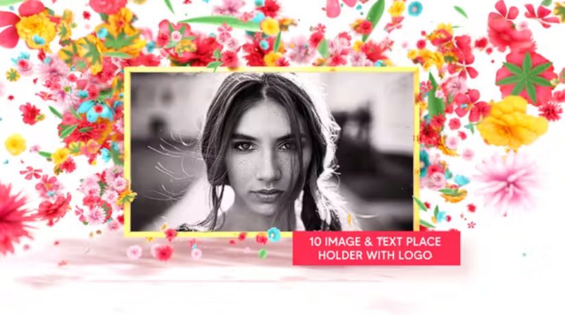 Videohive Flower Romantic Slideshow –  Free