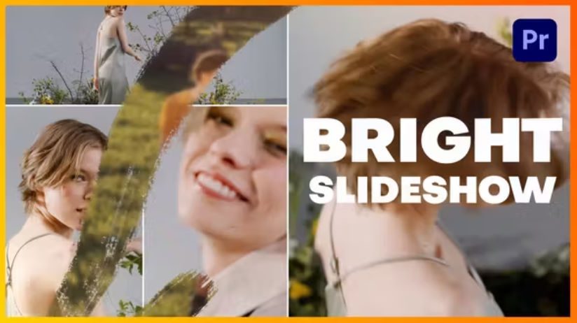 Videohive Grid Slideshow with Brushes | Premiere Pro