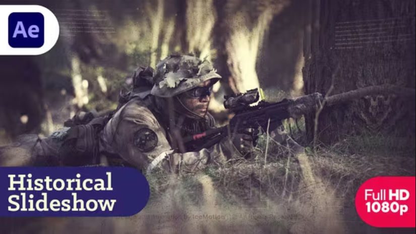 Videohive Historical Slideshow || Parallax Slideshow