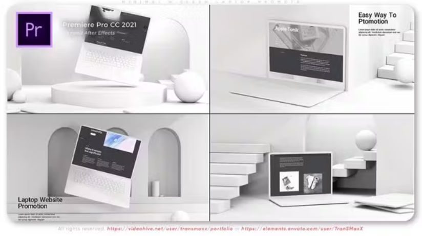 Videohive Minimal N Clean Laptop Promote 45281050 Free