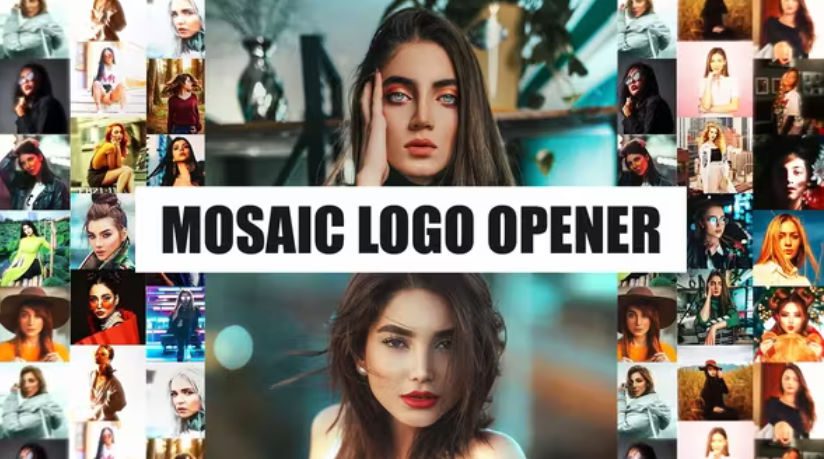 Videohive Mosaic Logo Intro I Multi Screen Opener Free