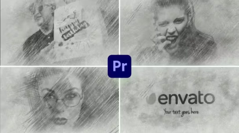 Videohive Pencil Sketch/Scribble Drawing Logo -