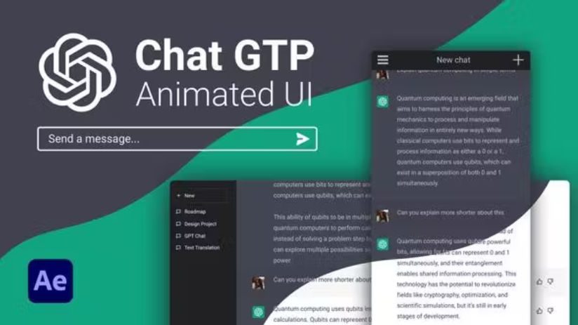 Videohive AI Chat GPT UI -