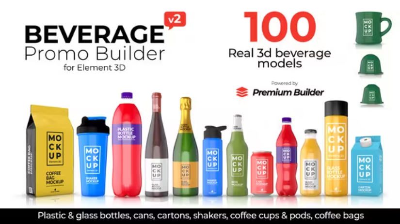 Videohive Beverage Promo Builder –  Free