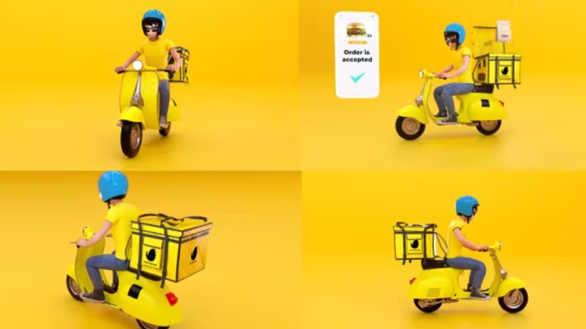 Videohive Delivery Service / Food Scooter