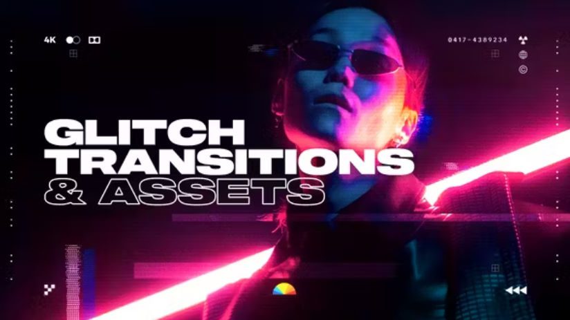 Videohive Glitch Transitions for Premiere Pro 37261469