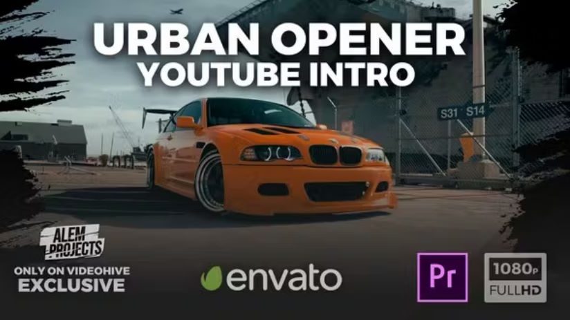 Videohive Youtube Intro - Urban Opener