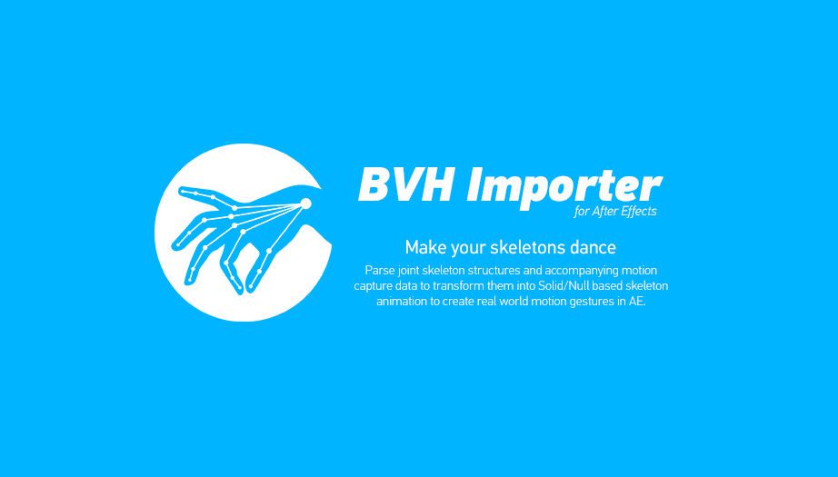 Aescripts BVH Importer v1.6 Win/Mac