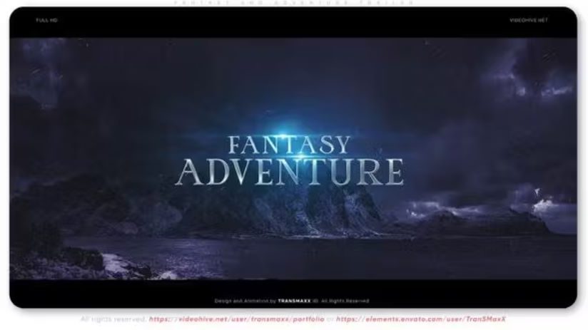 Videohive Fantasy and Adventure Trailer -