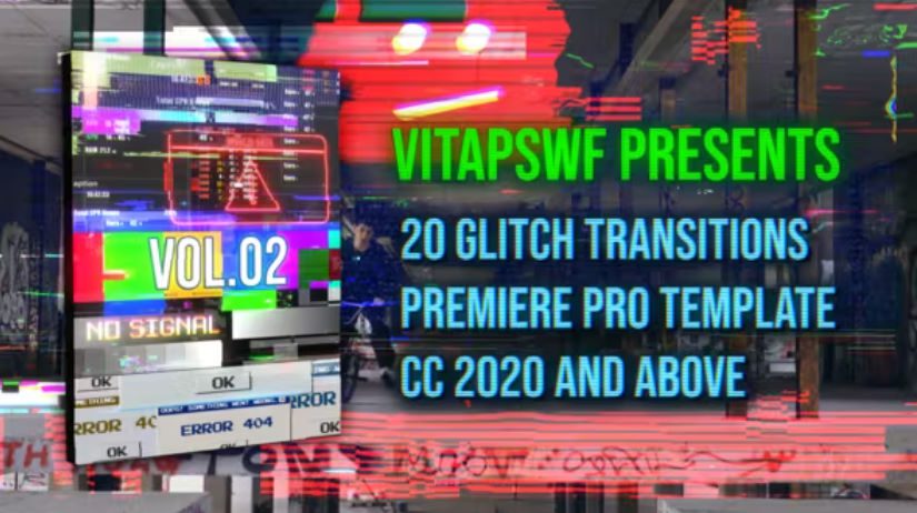 Videohive Glitch Transitions Vol. 02 -