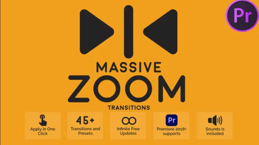 Videohive Massive Zoom Transitions -