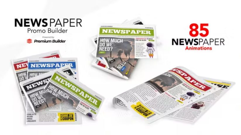 Videohive Newspaper Promo Builder -