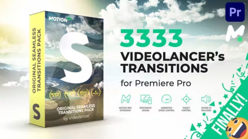 Videohive Videolancer’s Transitions for Premiere Pro Free