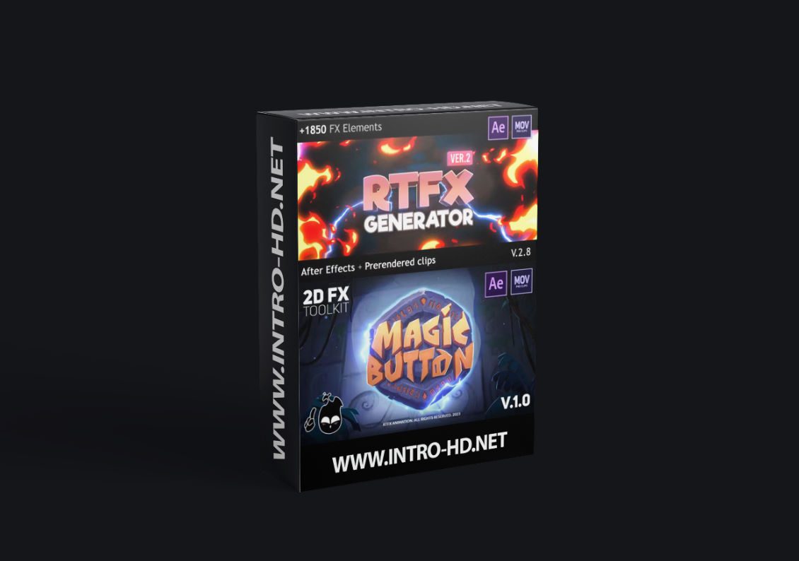 RTFX Generator and Magic Button After Effects Complete Working