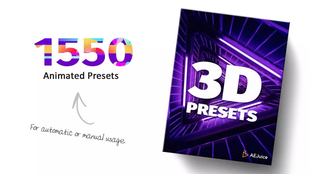 AEJuice 3D Animation Presets –  Free