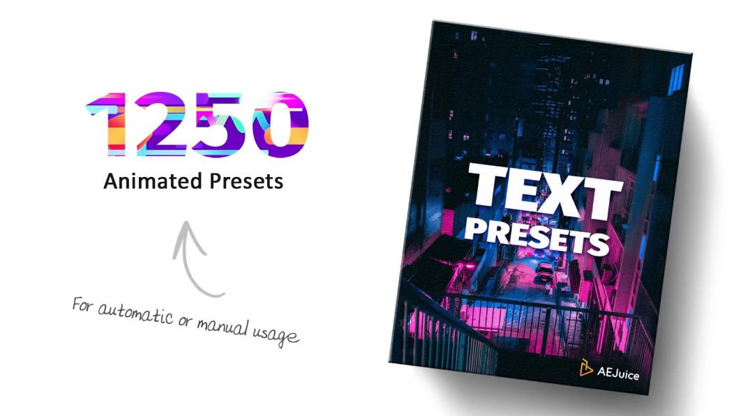 AEJuice Text Animation Presets –  Free