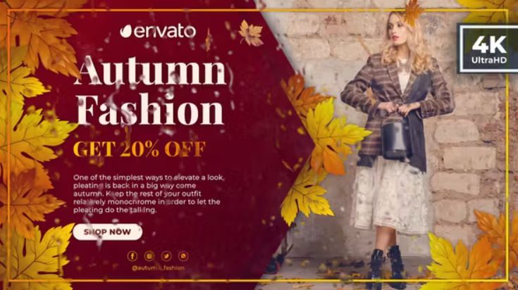 Videohive Fall Season Fashion Sale | Autumn Promo Free