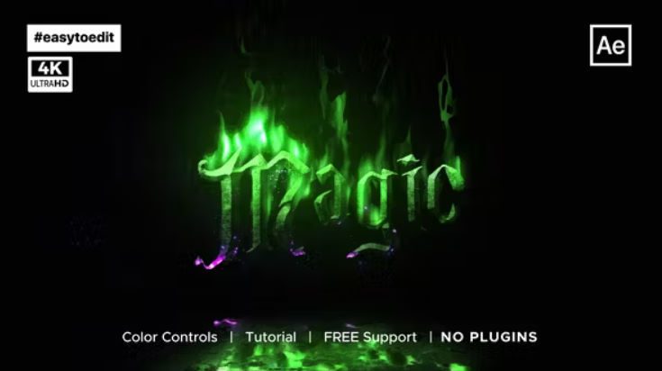 Videohive Magic Fire Logo 48140876 –  Free