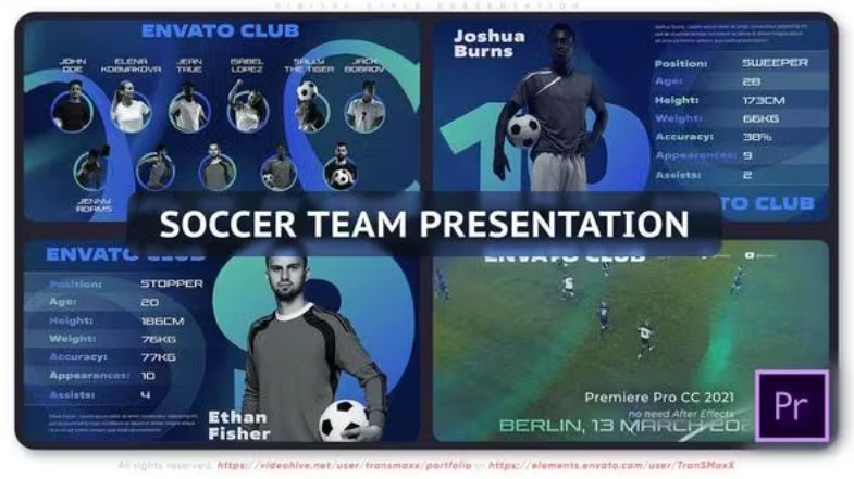 Videohive Soccer Team Presentation –  Free