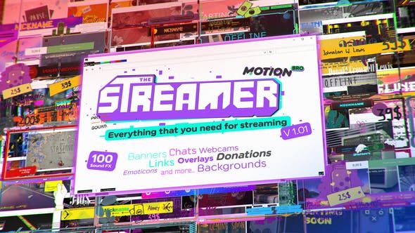 Videohive The Streamer | Everything for Web Twitch Youtube Live Free