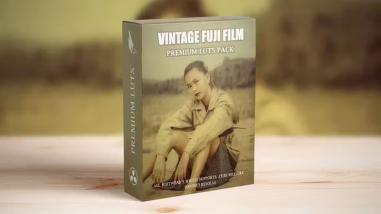 Videohive Vintage Old Fujifilm Look Cinematic LUTs for DaVinci Resolve Free