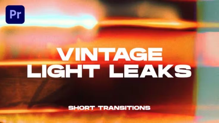 Download Vintage Light Leaks Transitions | Premiere Pro Videohive  Free