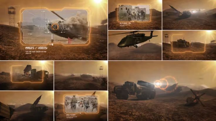 Videohive Desert War slideshow –  Free