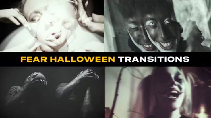 Videohive Fear Halloween Transitions | Premiere Pro Free