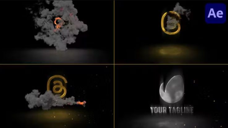 Videohive Fire and Smoke Logo Reveal for After Effects Free