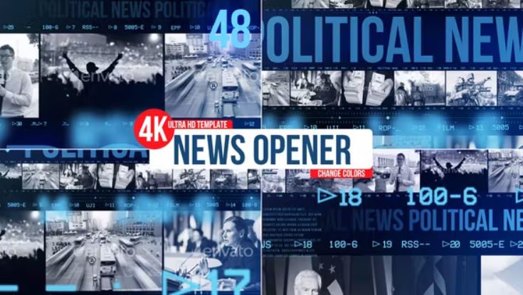 Videohive News Opener 22303204 –  Free