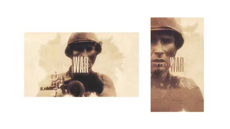 Videohive War Double Exposure Intro –  Free