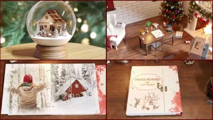 Videohive Christmas Memories Photo Album –  Free