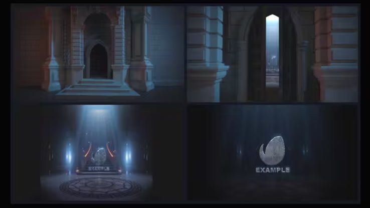 Videohive Cinematic Castle Logo Reveal Free