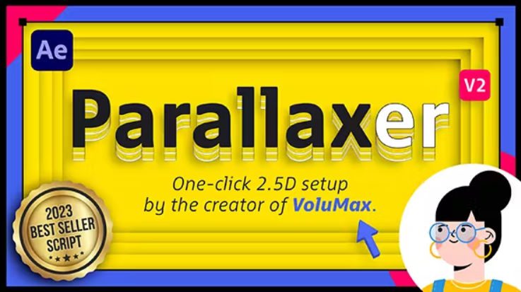 Videohive PARALLAXER 2 | One click 3D Parallax Script V2 Free