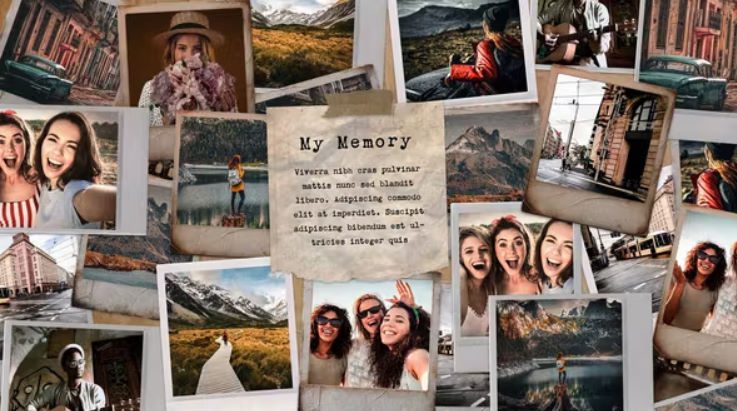 Videohive Polaroid Scrapbook Video Collage Template Free